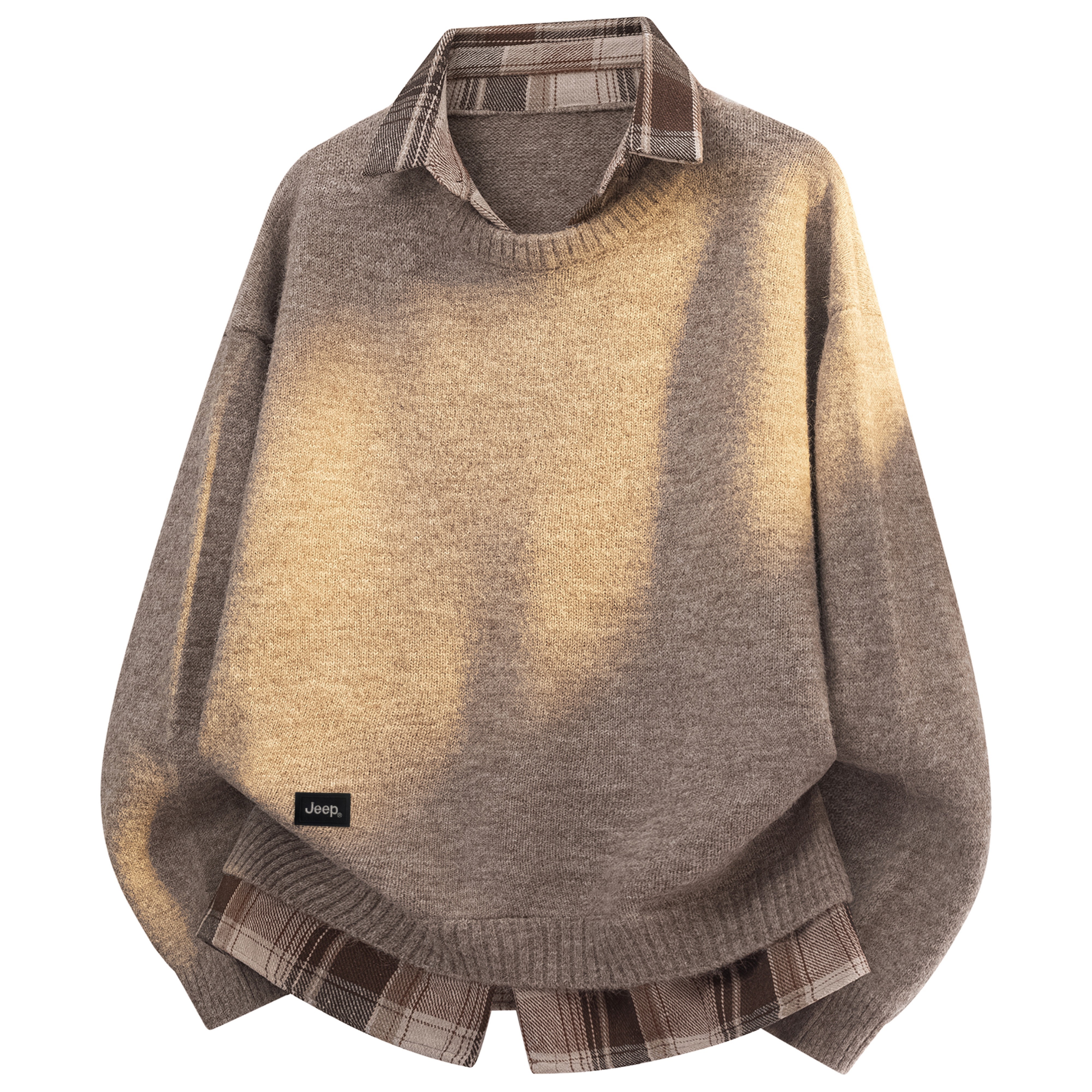 Свитер Unisex Lapel Moderate Jeep, коричневый camel
Свитер Unisex Lapel Moderate Jeep, коричневый camel