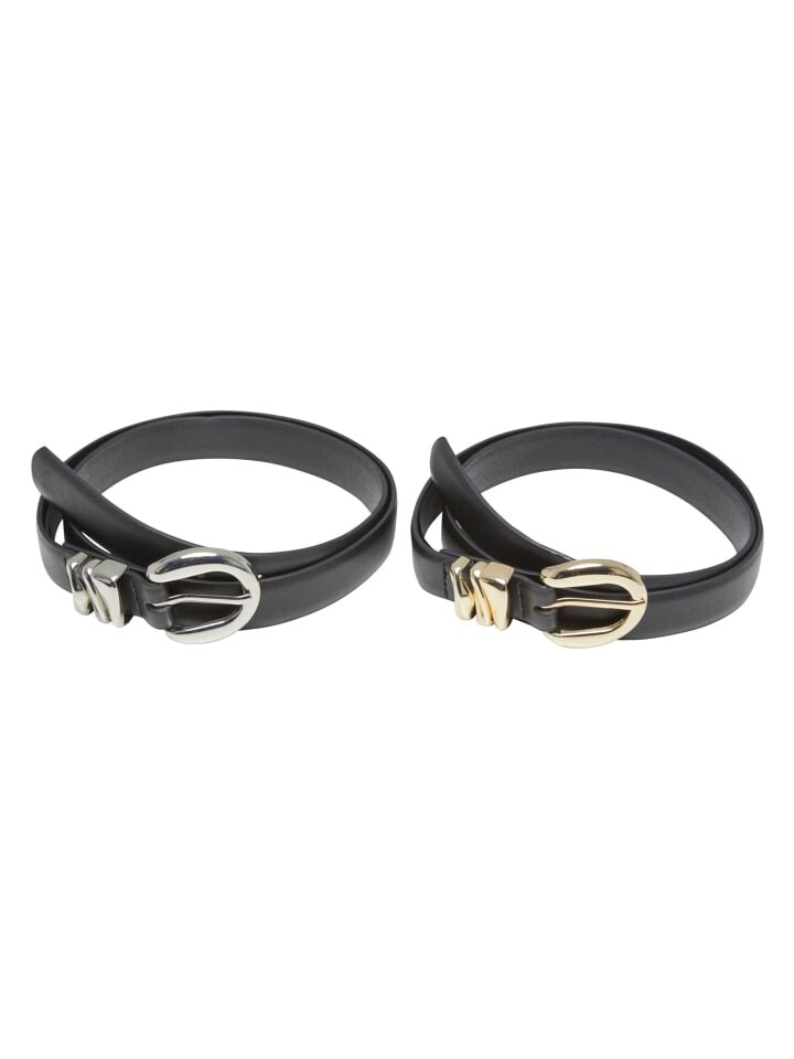 Ремень Urban Classics Gürtel, цвет black/gold+black/silver
Ремень Urban Classics Gürtel, цвет black/gold+black/silver