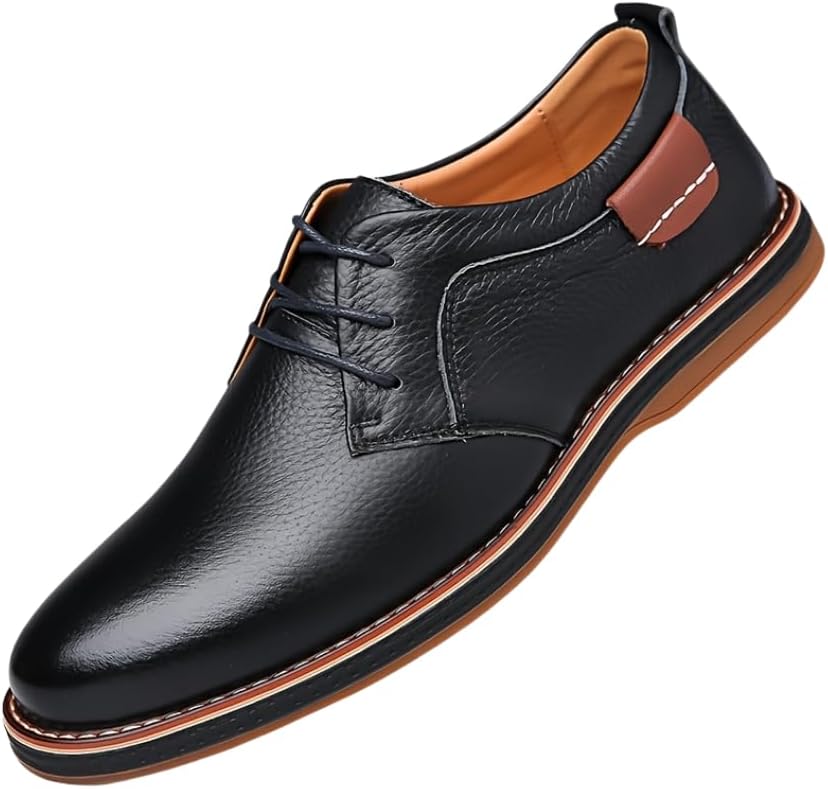 Мужские кожаные деловые туфли - элегантные шнурованные туфли для офиса и повседневной носки, комфорт на все сезоны для работы, вечеринок и повседневного образа, туфли Hhhchpm, черный
Мужские кожаные деловые туфли - элегантные шнурованные туфли для офиса и повседневной носки, комфорт на все сезоны для работы, вечеринок и повседневного образа, туфли Hhhchpm, черный