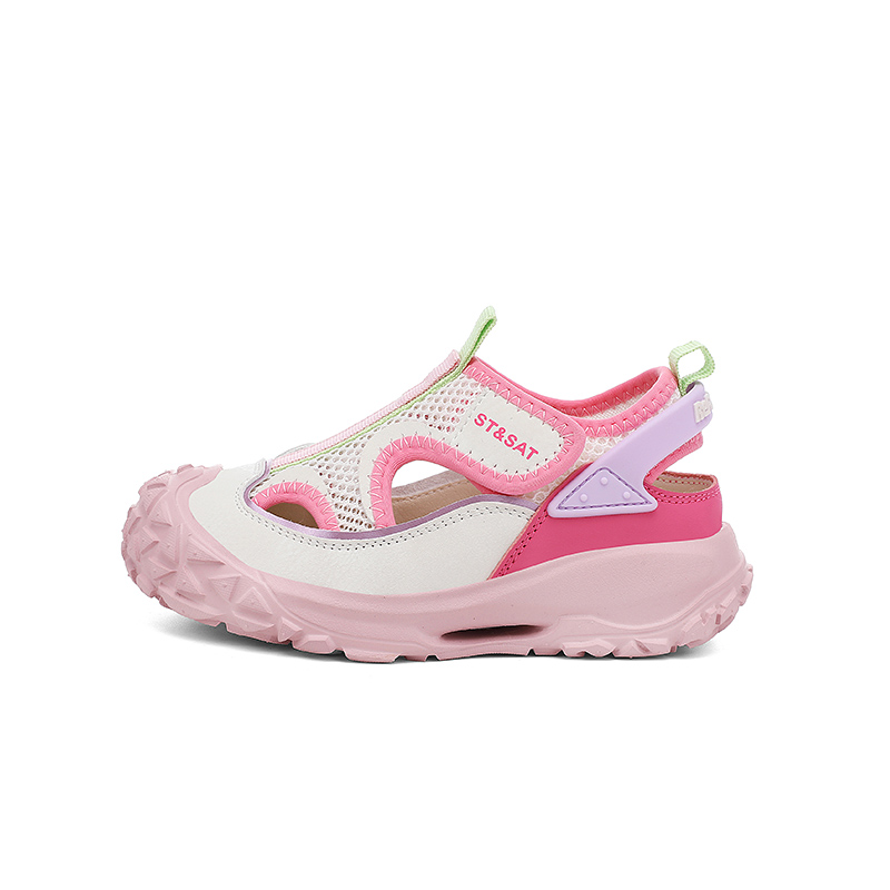 Детские сандалии с низким верхом, дышащие, износостойкие, нескользящие, устойчивые к истиранию ST&SAT, розовый
Детские сандалии с низким верхом, дышащие, износостойкие, нескользящие, устойчивые к истиранию ST&SAT, розовый