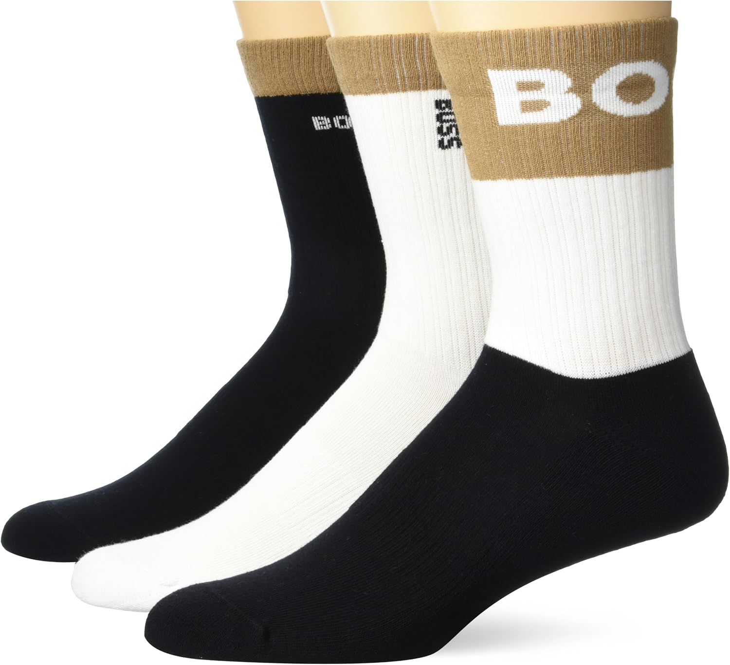 BOSS Мужские носки Iconic Color Block Rib (3 пары), White/Black/Block Black
BOSS Мужские носки Iconic Color Block Rib (3 пары), White/Black/Block Black