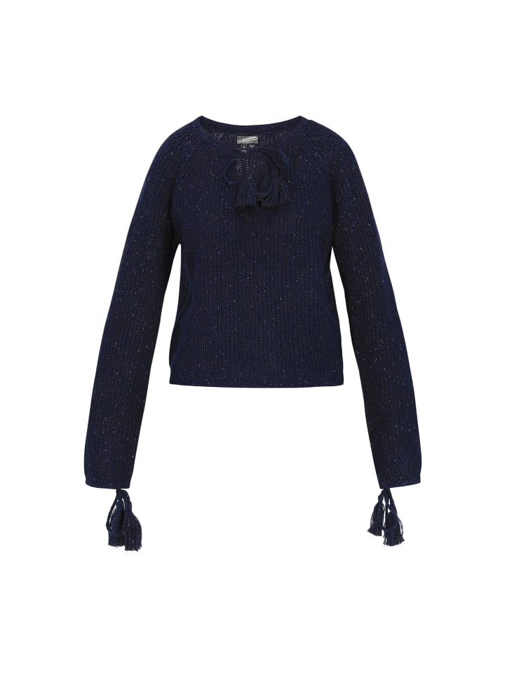 Женский свитер темно-синего цвета DreiMaster Vintage
Женский свитер темно-синего цвета DreiMaster Vintage