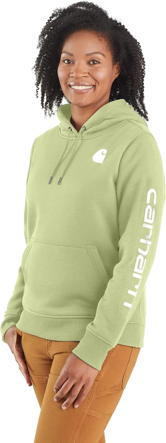Carhartt Women's Relaxed Fit Midweight Logo Sleeve Graphic Sweatshirt, Early Spring
Carhartt Women's Relaxed Fit Midweight Logo Sleeve Graphic Sweatshirt, Early Spring