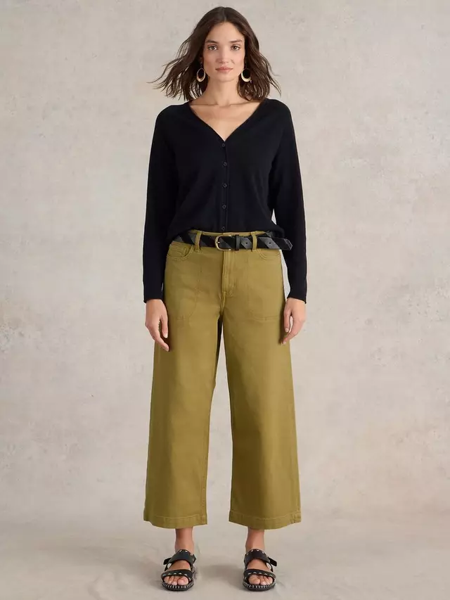 Джинсы White Stuff Tia Wide Leg Crop, хаки
Джинсы White Stuff Tia Wide Leg Crop, хаки