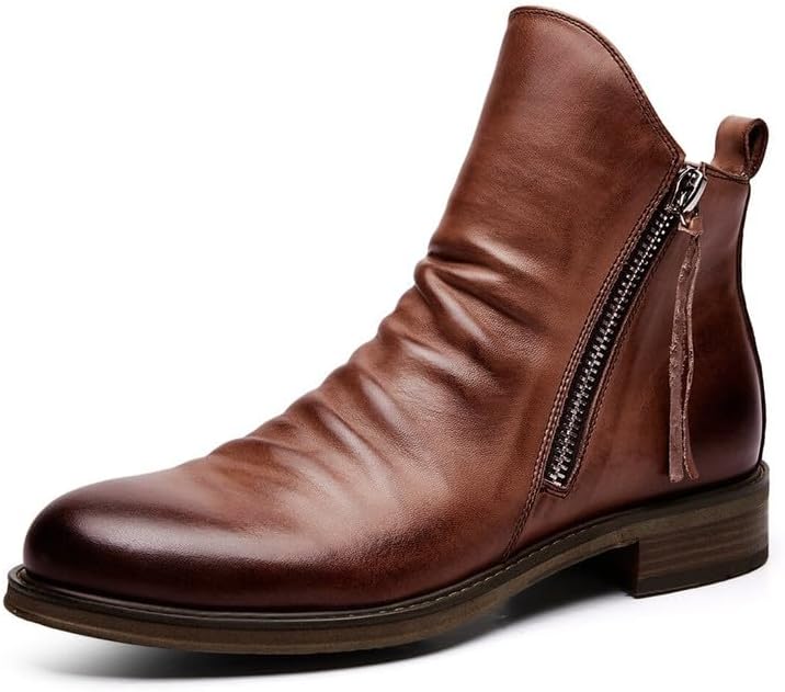 Кельтские ботинки Chelsea с боковой молнией, оксфорды слипоны, ковбойские ботинки для мужчин, искусственная кожа, удобные высокие топы Generic, коричневый
Кельтские ботинки Chelsea с боковой молнией, оксфорды слипоны, ковбойские ботинки для мужчин, искусственная кожа, удобные высокие топы Generic, коричневый