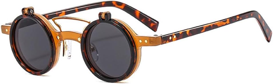 Женские солнцезащитные очки в стиле панк с двойными перемычками, защита от УФ-излучения UV400, мужские очки с заклепками, для занятий спортом на открытом воздухе, бега и езды generic, Tea Leopard Grey
Женские солнцезащитные очки в стиле панк с двойными перемычками, защита от УФ-излучения UV400, мужские очки с заклепками, для занятий спортом на открытом воздухе, бега и езды generic, Tea Leopard Grey