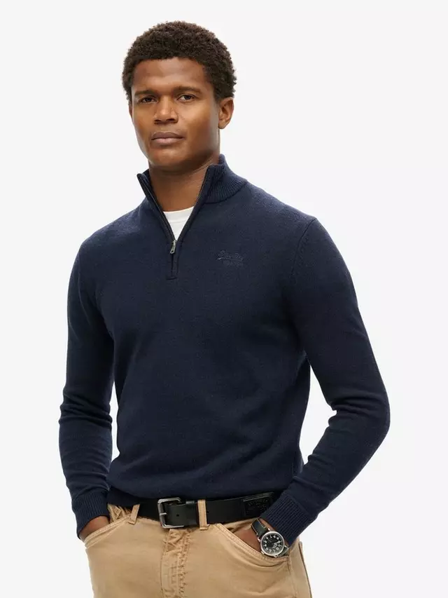 Джемпер Superdry Essential Embroidered Knitted Half Zip, цвет eclipse/navy
Джемпер Superdry Essential Embroidered Knitted Half Zip, цвет eclipse/navy