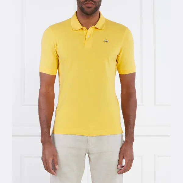 Рубашка-Поло узкого кроя La Martina, желтый 
Рубашка-Поло узкого кроя La Martina, желтый