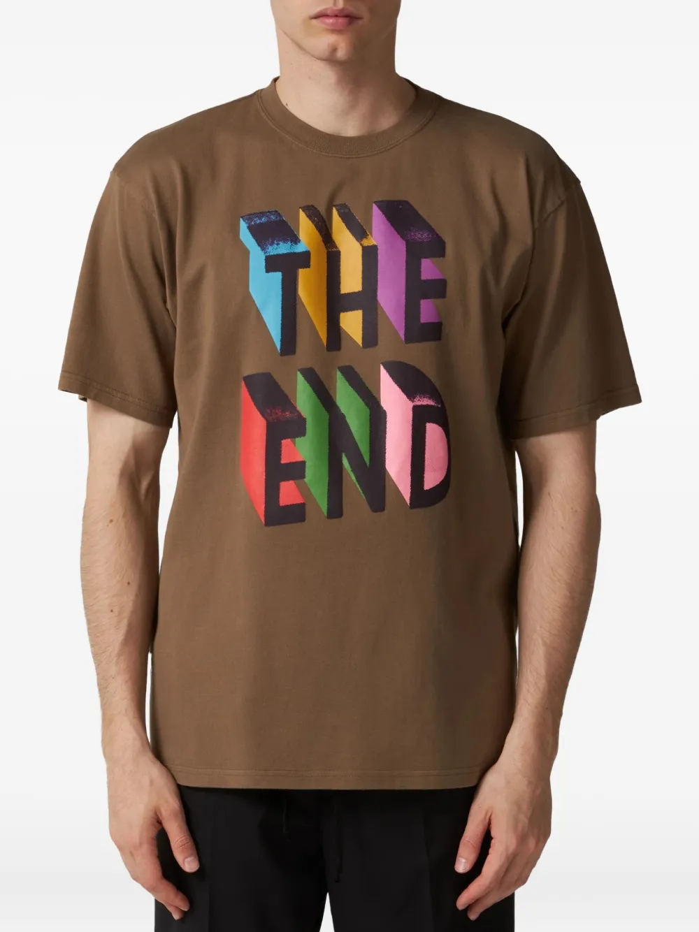 Футболка с графическим принтом Undercover, коричневый
Футболка с графическим принтом Undercover, коричневый