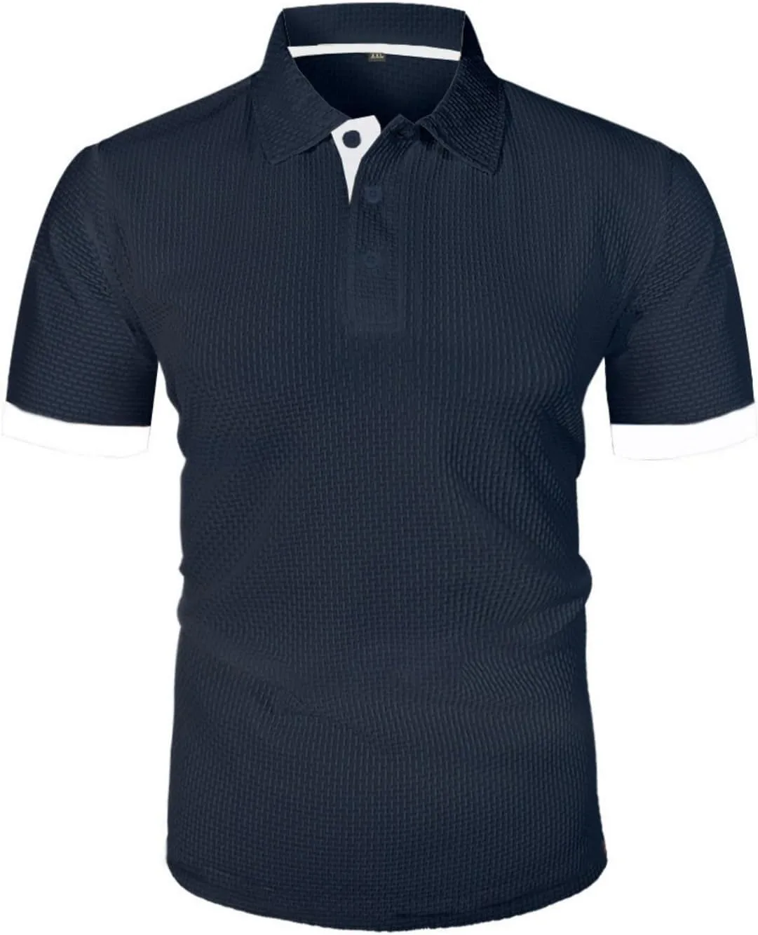 Мужская короткая рубашка поло с контрастной отделкой RALUEMID
Мужская короткая рубашка поло с контрастной отделкой RALUEMID