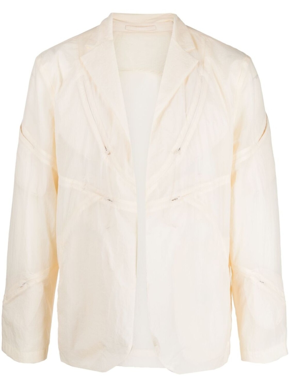 Пиджак с молниями Post Archive Faction, нейтральный цвет
Пиджак с молниями Post Archive Faction, нейтральный цвет