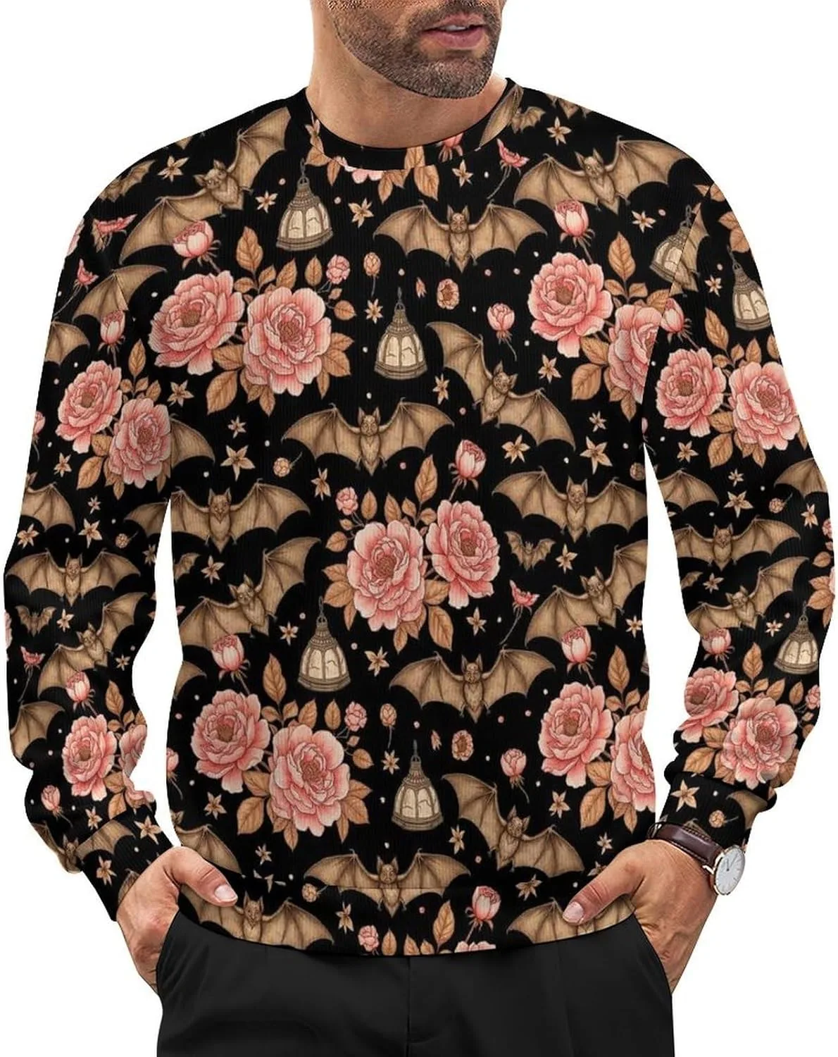 Мужской свитер с длинным рукавом и круглым вырезом LITPUZC
Мужской свитер с длинным рукавом и круглым вырезом LITPUZC