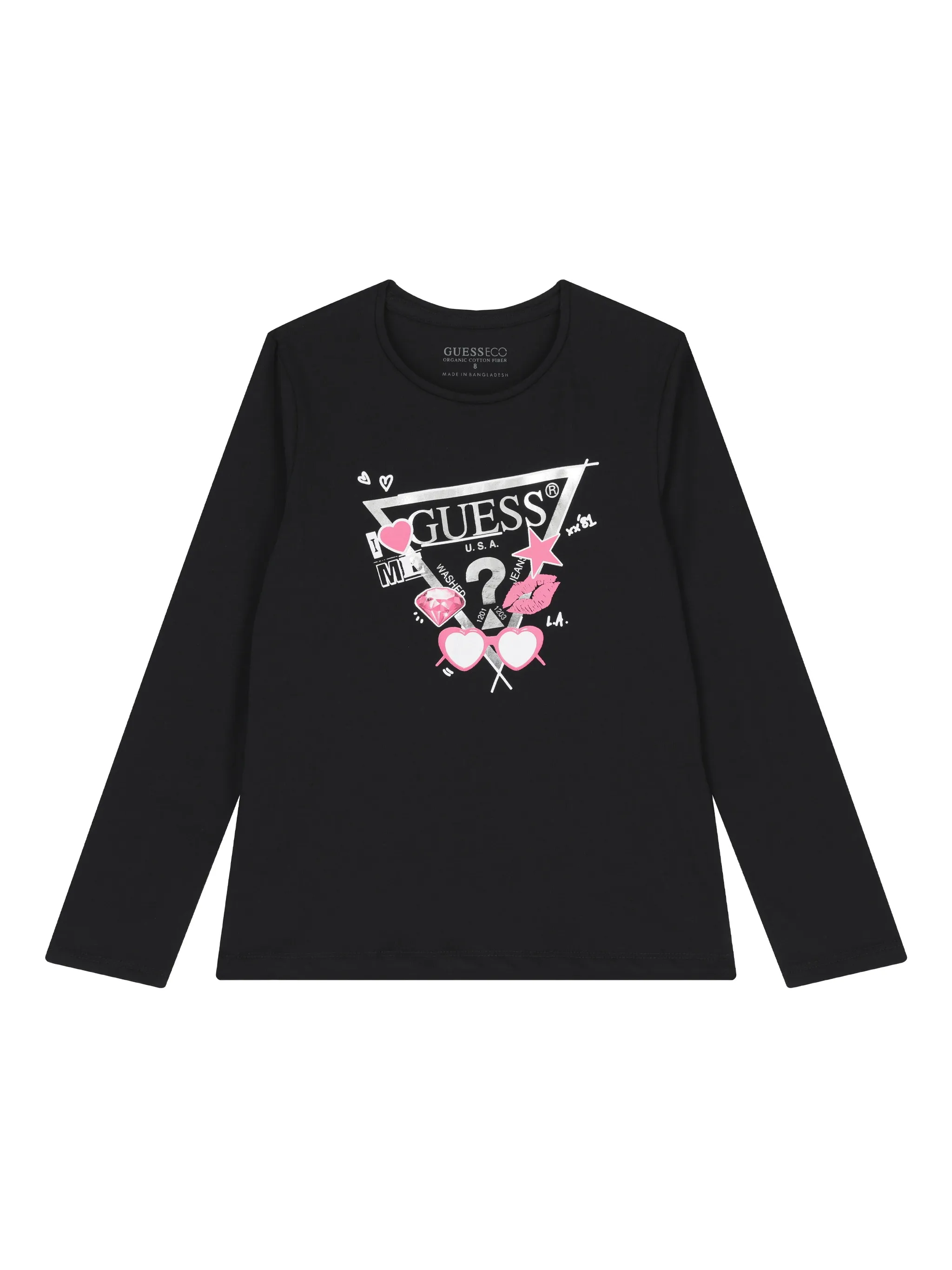Футболка с логотипом и длинными рукавами Guess Kids, черный
Футболка с логотипом и длинными рукавами Guess Kids, черный