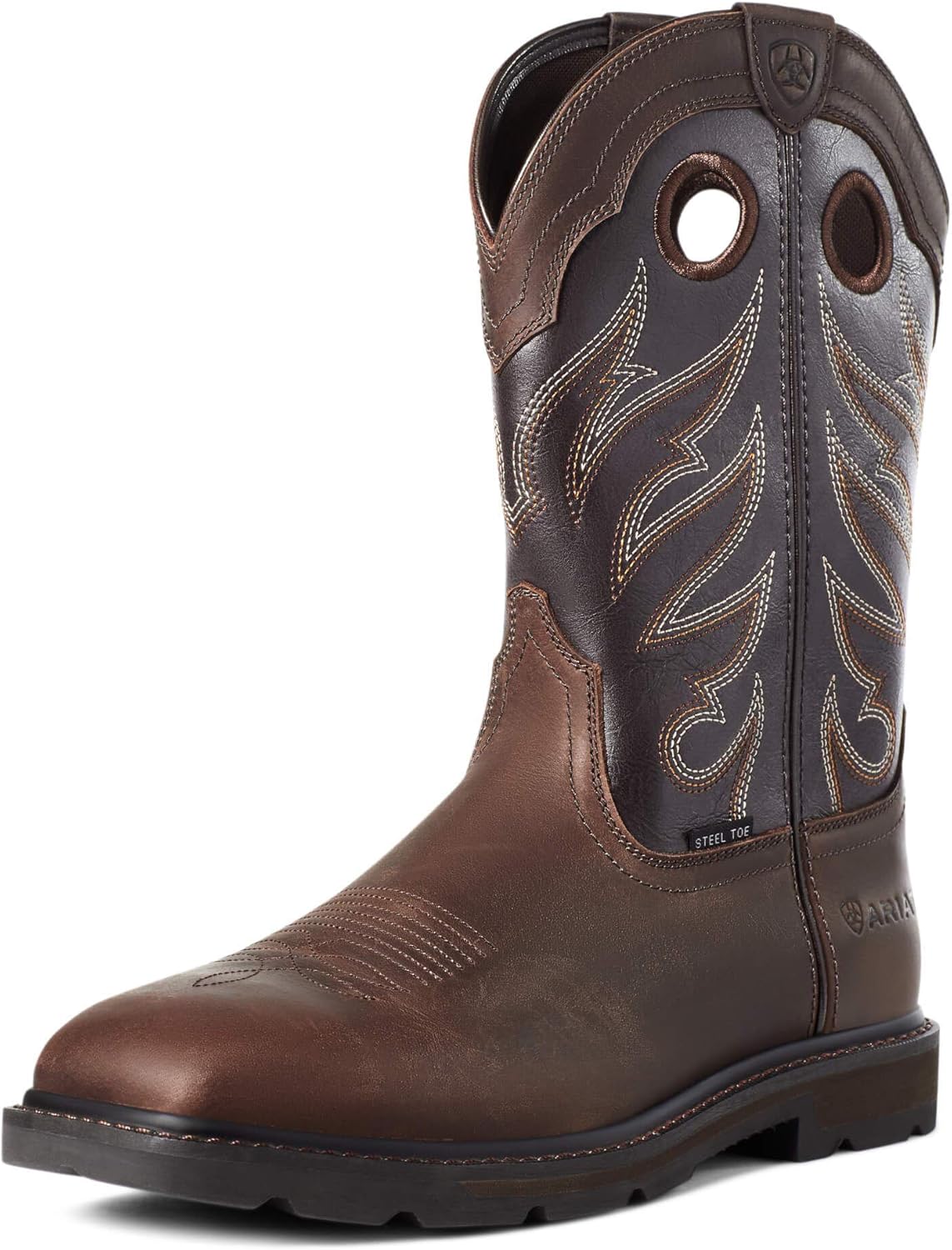 Мужские ботинки Ariat Groundwork с широкой квадратной носовой частью и стальным носком, коричневый
Мужские ботинки Ariat Groundwork с широкой квадратной носовой частью и стальным носком, коричневый