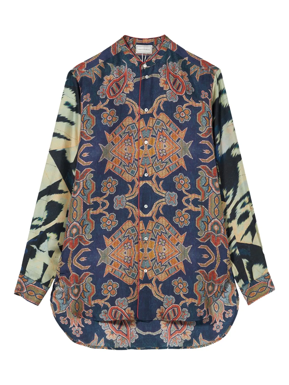 Шелковая рубашка Aloe Pierre-Louis Mascia, синий
Шелковая рубашка Aloe Pierre-Louis Mascia, синий