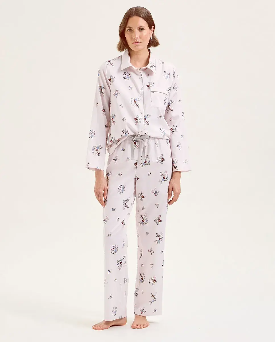 Длинная пижама из органического хлопка с эластаном Laurence Tavernier, розовый
Длинная пижама из органического хлопка с эластаном Laurence Tavernier, розовый