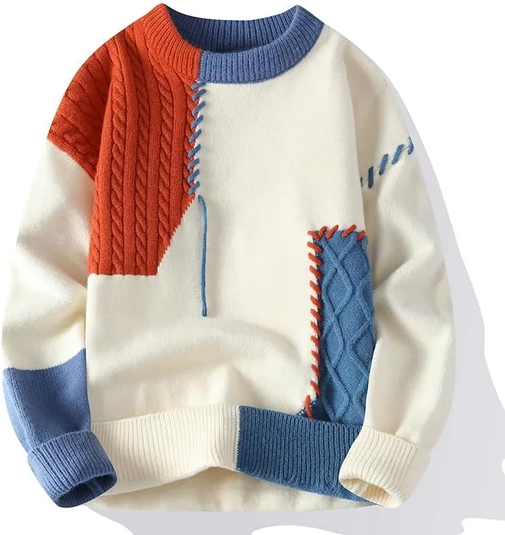 VIDI свитер с пэчворком, цветной, кабельная вязка, оверсайз
VIDI свитер с пэчворком, цветной, кабельная вязка, оверсайз