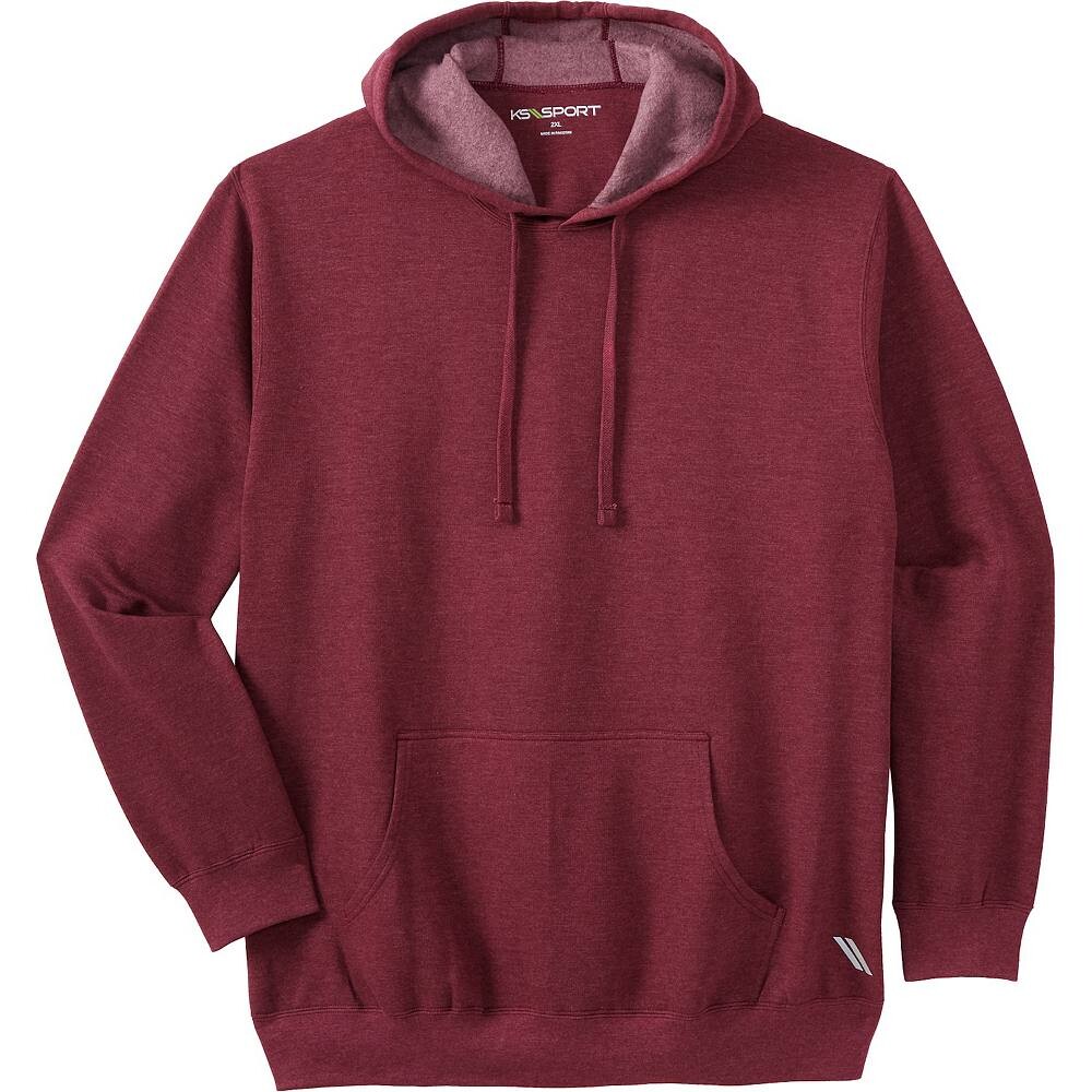 Мужская флисовая толстовка Kingsize Big & Tall KingSize, цвет Heather Deep Burgundy
Мужская флисовая толстовка Kingsize Big & Tall KingSize, цвет Heather Deep Burgundy