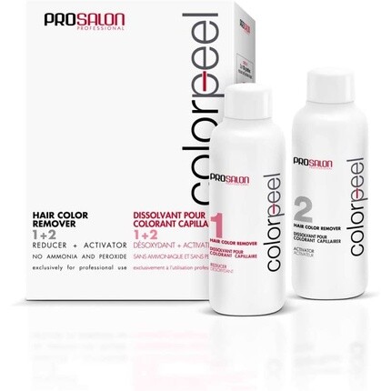 Профессиональный двухэтапный набор для удаления краски с волос - без аммиака и перекиси, Prosalon Professional
Профессиональный двухэтапный набор для удаления краски с волос - без аммиака и перекиси, Prosalon Professional