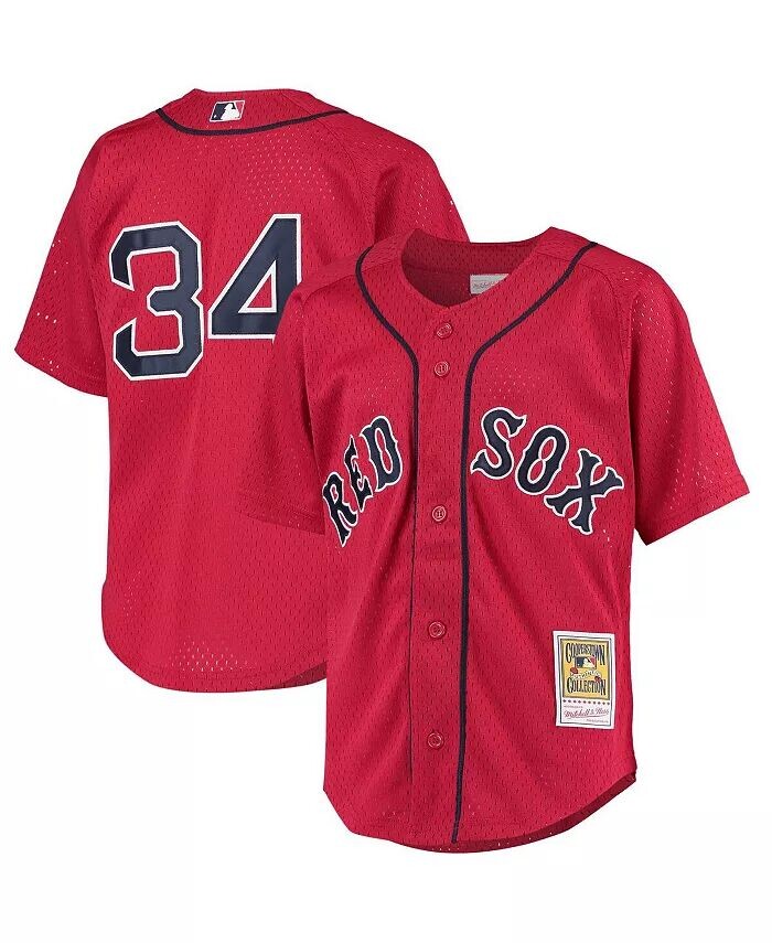 Джерси Дэвида Ортиса Big Boys Red Boston Red Sox Cooperstown Collection для тренировки ватина Mitchell & Ness
Джерси Дэвида Ортиса Big Boys Red Boston Red Sox Cooperstown Collection для тренировки ватина Mitchell & Ness