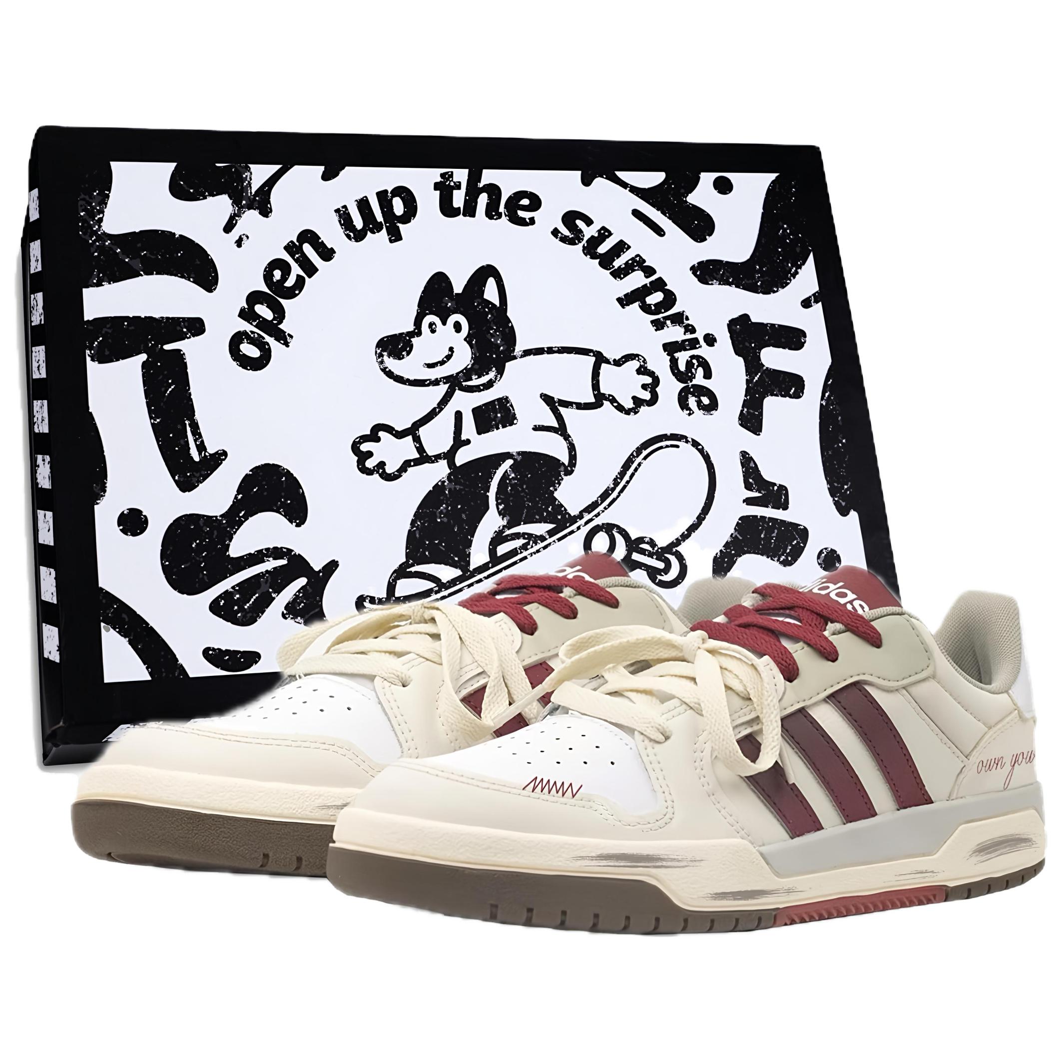 Entrap Romantic With You - износостойкие, легкие и дышащие низкие скейтбордные кроссовки унисекс Adidas Neo, экрю бордовый
Entrap Romantic With You - износостойкие, легкие и дышащие низкие скейтбордные кроссовки унисекс Adidas Neo, экрю бордовый