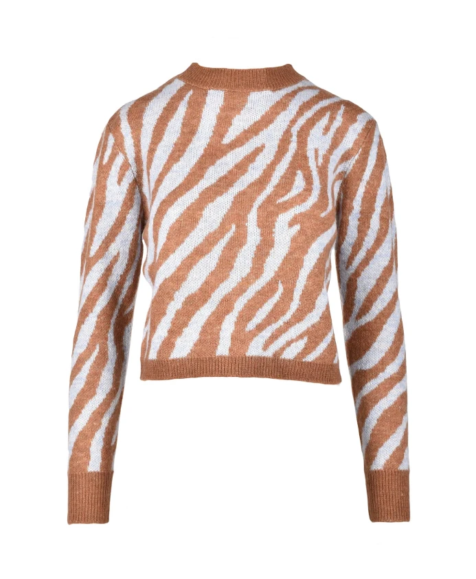 Женский свитер коричневого/небесно-голубого цвета Weili Zheng, коричневый
Женский свитер коричневого/небесно-голубого цвета Weili Zheng, коричневый