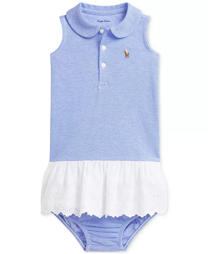 Платье детское с вышивкой "айлет" Polo Ralph Lauren, синий
Платье детское с вышивкой "айлет" Polo Ralph Lauren, синий