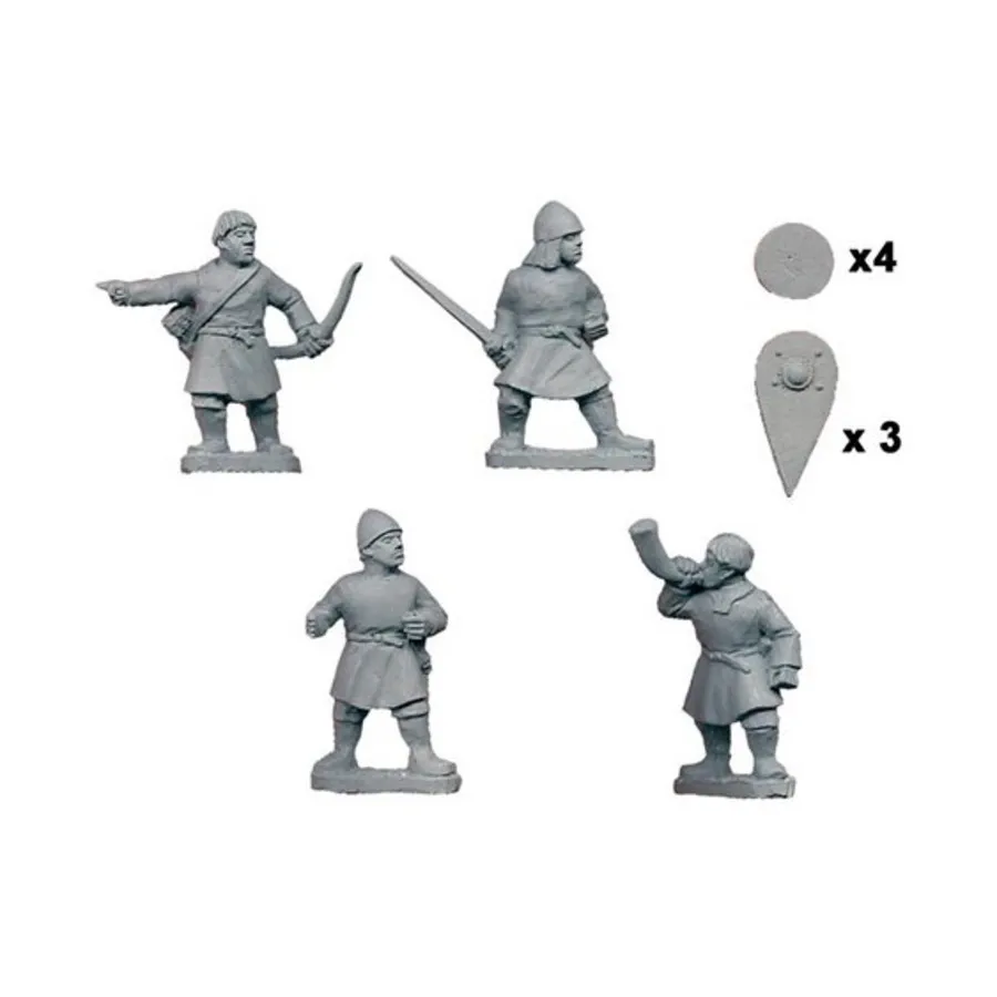 Византийское командование псилоев, Historical Miniatures - Dark Ages - Byzantine (28mm) (Crusader Miniatures)
Византийское командование псилоев, Historical Miniatures - Dark Ages - Byzantine (28mm) (Crusader Miniatures)