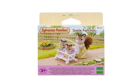 Sylvanian Families, коллекционные фигурки, набор для двойной коляски, Серый, Sylvanian Families, коллекционные фигурки, набор для двойной коляски 
Sylvanian Families, коллекционные фигурки, набор для двойной коляски, Серый, Sylvanian Families, коллекционные фигурки, набор для двойной коляски