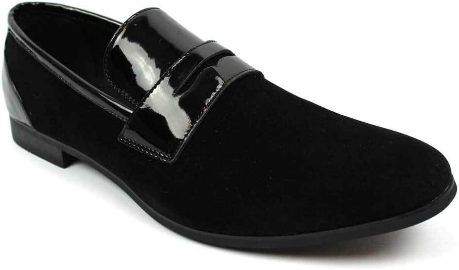 Черные лоферы из замши и лакированной кожи Tuxedo с отделкой Modern Bradley от Azar AZAR MAN
Черные лоферы из замши и лакированной кожи Tuxedo с отделкой Modern Bradley от Azar AZAR MAN