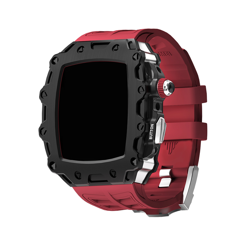 HUALIMEI Часы Protective Case Apple Silicone Case Material S9/s8/s7/s6, Black Case+Silver Button+Red Strap
HUALIMEI Часы Protective Case Apple Silicone Case Material S9/s8/s7/s6, Black Case+Silver Button+Red Strap