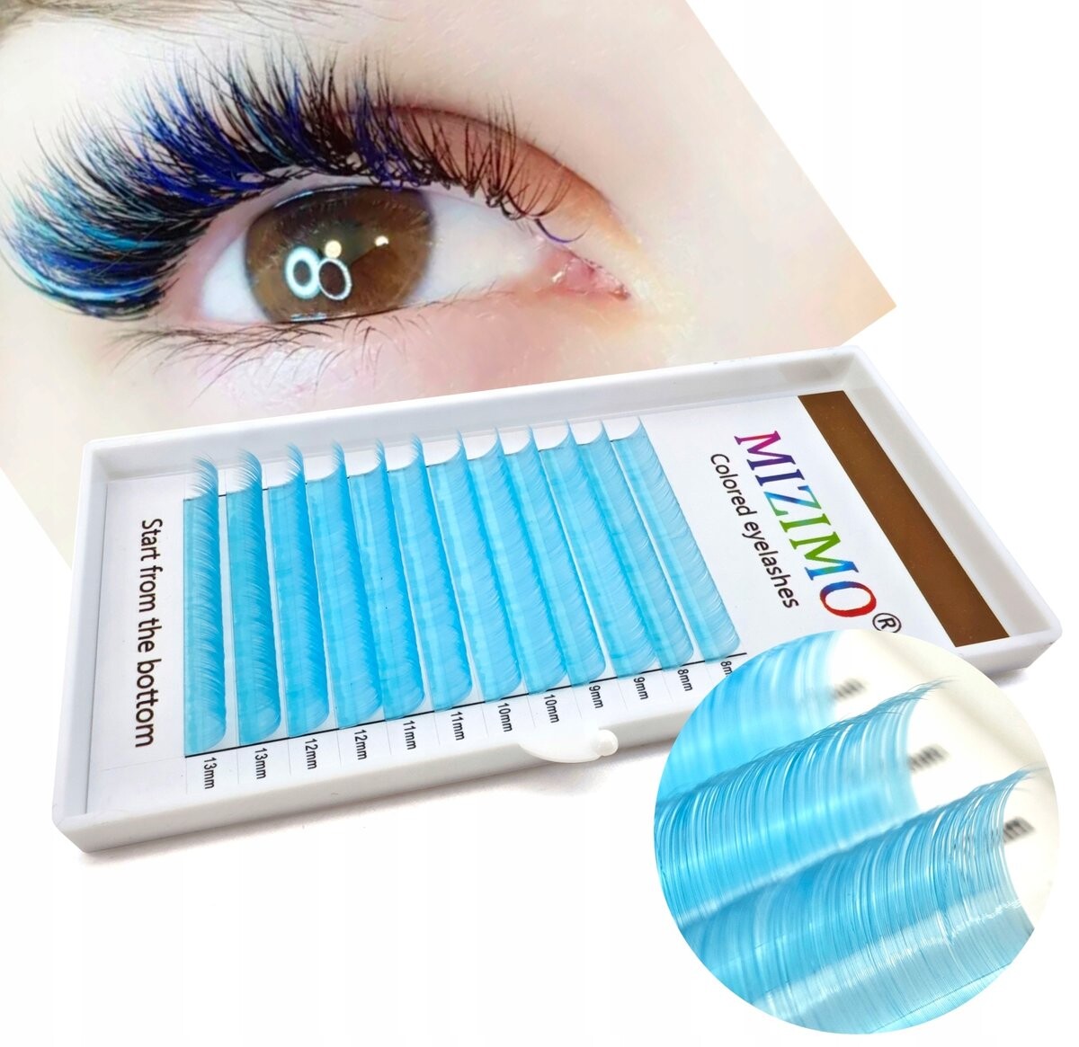 Цветные ресницы 8-13мм, завиток D, 12 полосок, синие Frezarkowo
Цветные ресницы 8-13мм, завиток D, 12 полосок, синие Frezarkowo