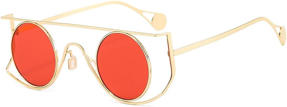 Винтажные круглые солнцезащитные очки для мужчин, маленькая оправа, легкосплавные, женские солнцезащитные очки с защитой от УФ-излучения UV400, очки для вождения в стиле стимпанк TKKTLLT, C5gold-red
Винтажные круглые солнцезащитные очки для мужчин, маленькая оправа, легкосплавные, женские солнцезащитные очки с защитой от УФ-излучения UV400, очки для вождения в стиле стимпанк TKKTLLT, C5gold-red