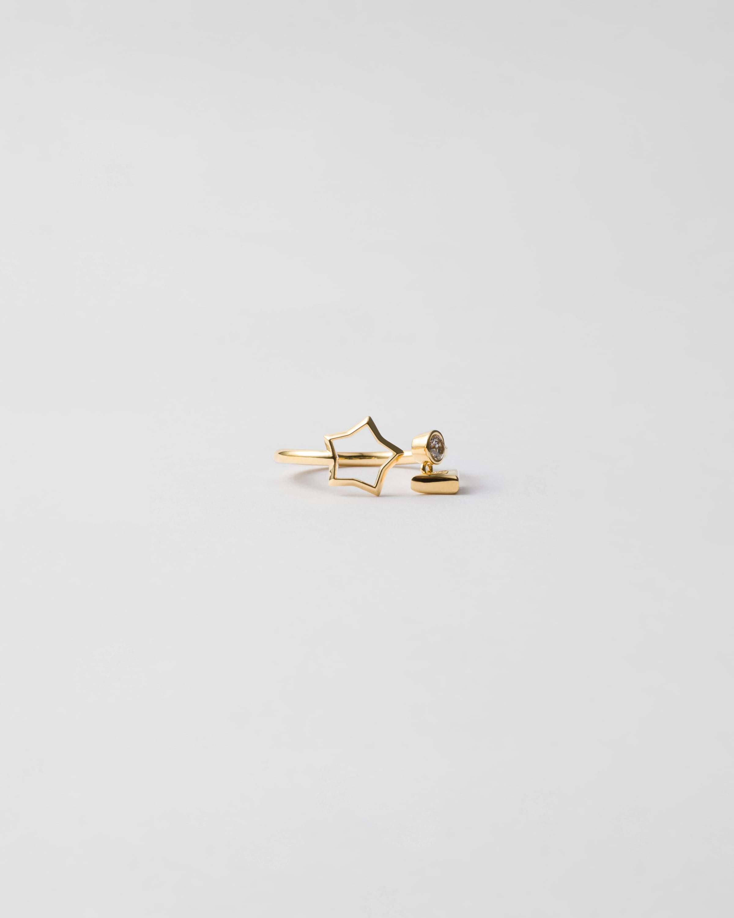 Металлическое кольцо Prada, золото
Металлическое кольцо Prada, золото