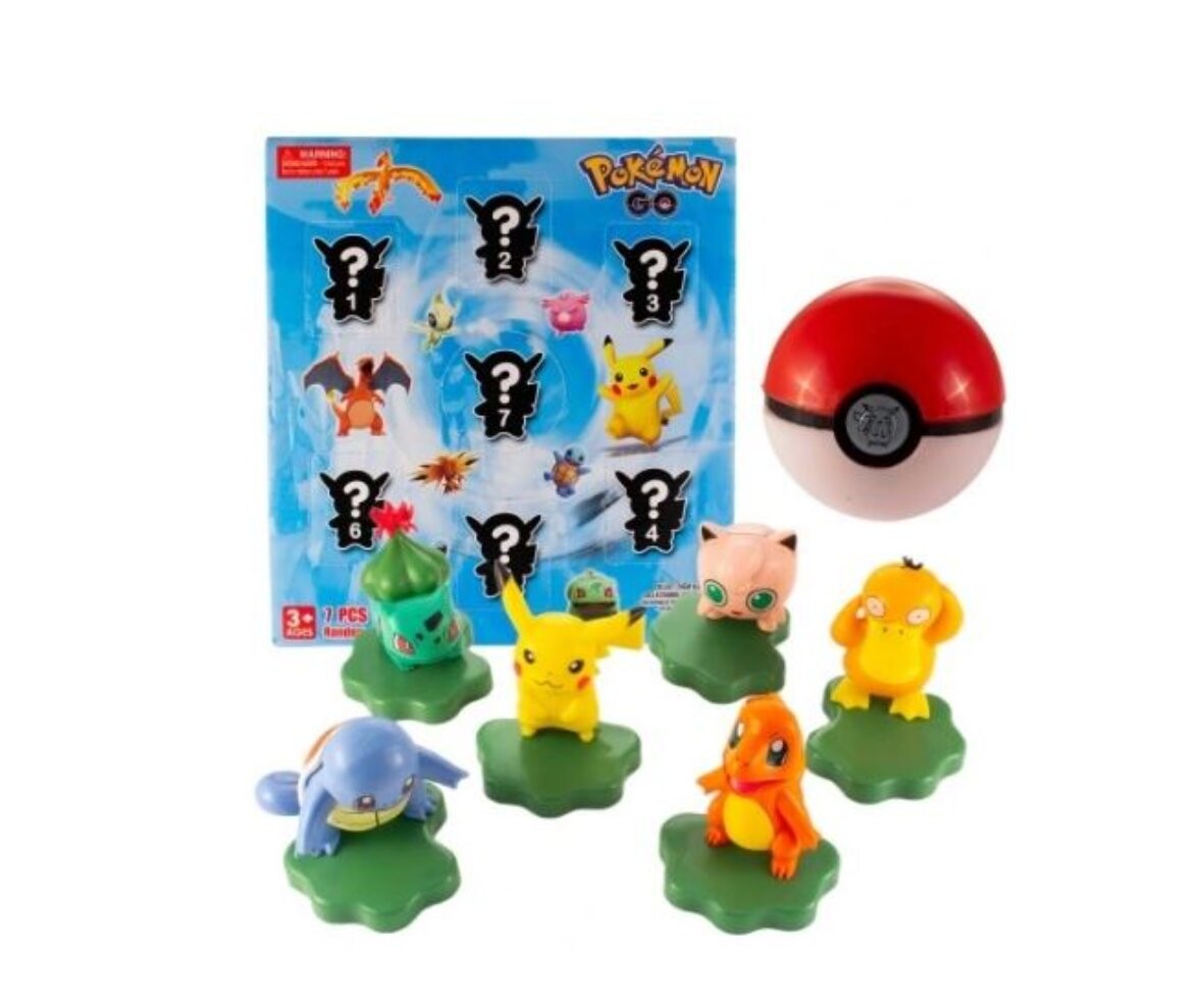Набор Из 6 Больших Фигурок Pokemon Surprises Pikachu + Шар Покебол The Pokemon Company Internatio
Набор Из 6 Больших Фигурок Pokemon Surprises Pikachu + Шар Покебол The Pokemon Company Internatio