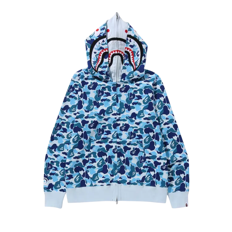 Худи BAPE ABC Camo Double Shark Full Zip 'Blue', синий
Худи BAPE ABC Camo Double Shark Full Zip 'Blue', синий