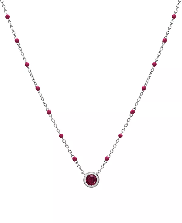 Ожерелье с драгоценными камнями, соответствующими знаку зодиака, из стерлингового серебра, 16 дюймов + удлинитель 2 дюйма Macy'S, rhodolite
Ожерелье с драгоценными камнями, соответствующими знаку зодиака, из стерлингового серебра, 16 дюймов + удлинитель 2 дюйма Macy'S, rhodolite