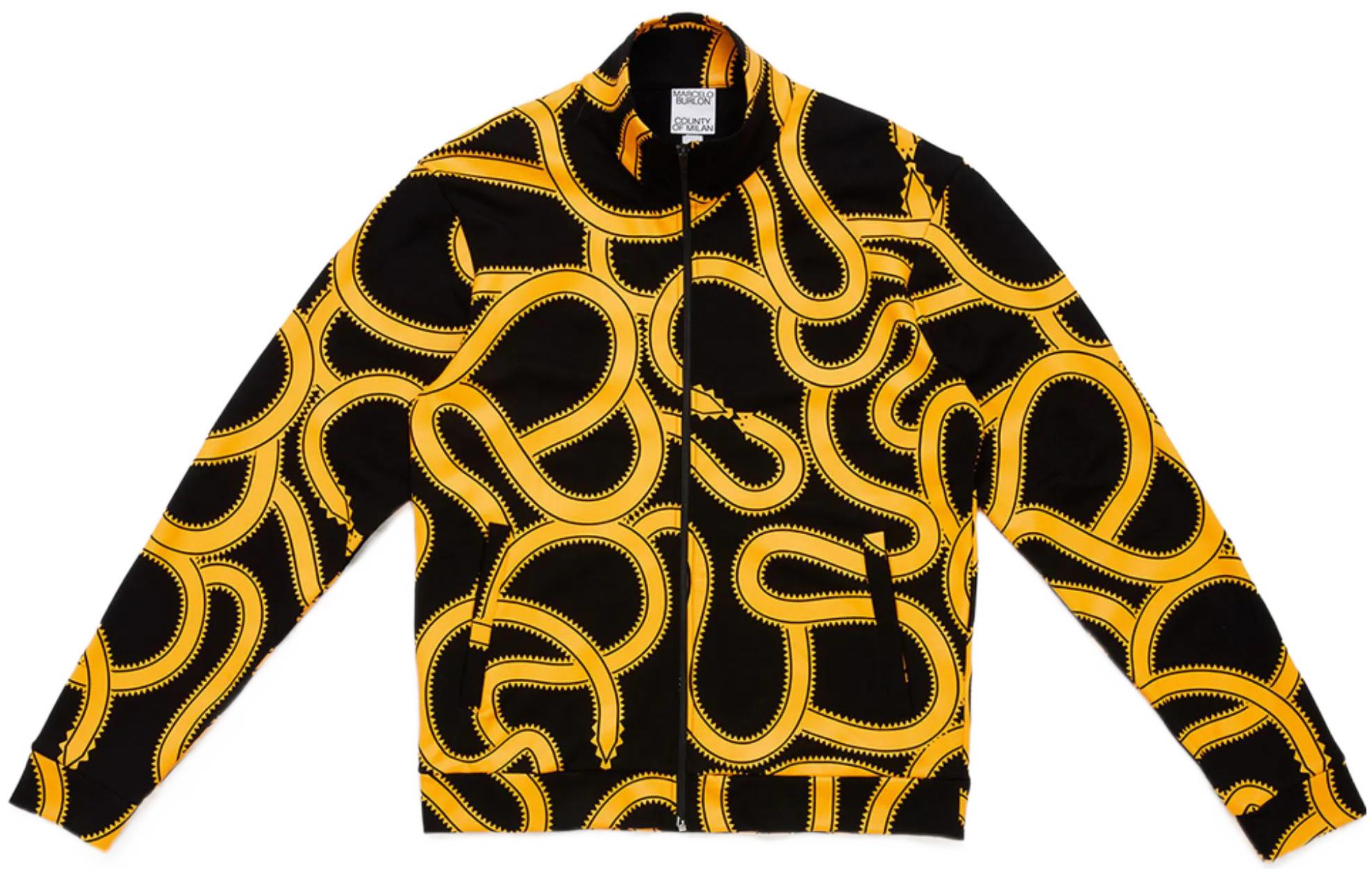 Marcelo Burlon Куртка с молнией и змеиным принтом, Yellow
Marcelo Burlon Куртка с молнией и змеиным принтом, Yellow