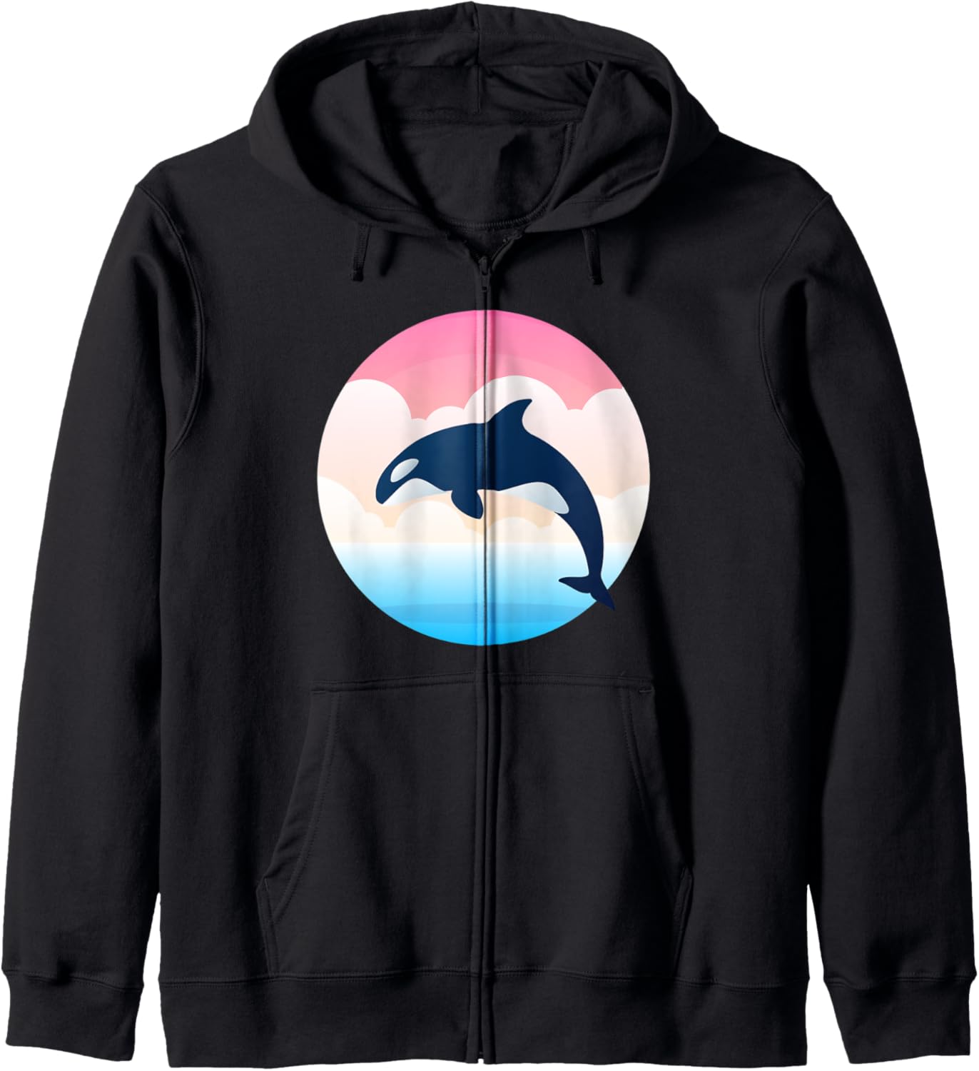 Толстовка на молнии с изображением кита, косатки, кита, дельфина и моря Orcas Whales Dolphins & Ocean, черный
Толстовка на молнии с изображением кита, косатки, кита, дельфина и моря Orcas Whales Dolphins & Ocean, черный