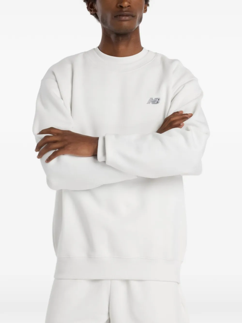 Толстовка с вышитым логотипом New Balance, белый
Толстовка с вышитым логотипом New Balance, белый