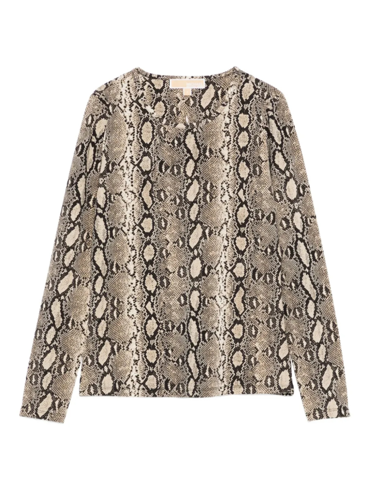 Футболка с длинными рукавами и принтом под змеиную кожу Michael Kors, нейтральный
Футболка с длинными рукавами и принтом под змеиную кожу Michael Kors, нейтральный