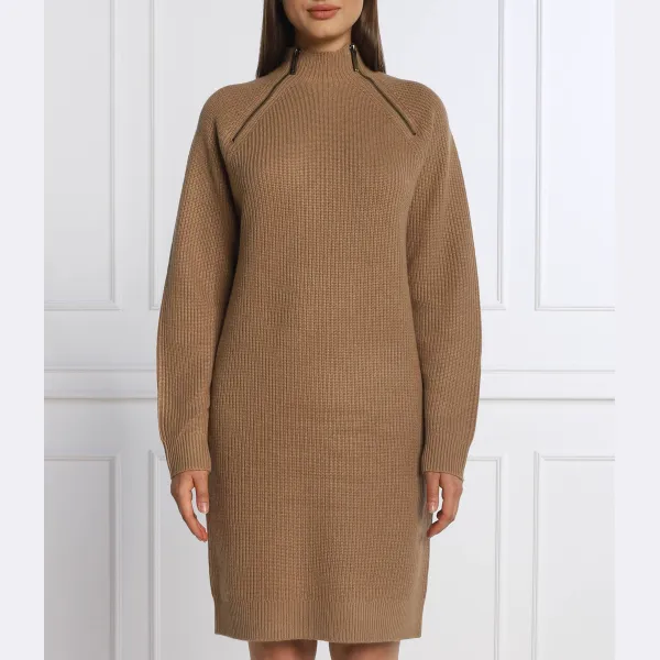 Платье с добавлением шерсти и кашемира. Michael Kors, коричневый
Платье с добавлением шерсти и кашемира. Michael Kors, коричневый