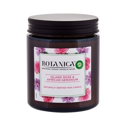 Свеча Botanica Rose & African Geranium 205G, Air Wick
Свеча Botanica Rose & African Geranium 205G, Air Wick