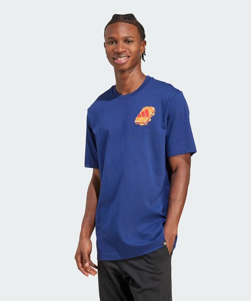 Футболка с капюшоном, с графическим принтом Adidas, синий
Футболка с капюшоном, с графическим принтом Adidas, синий