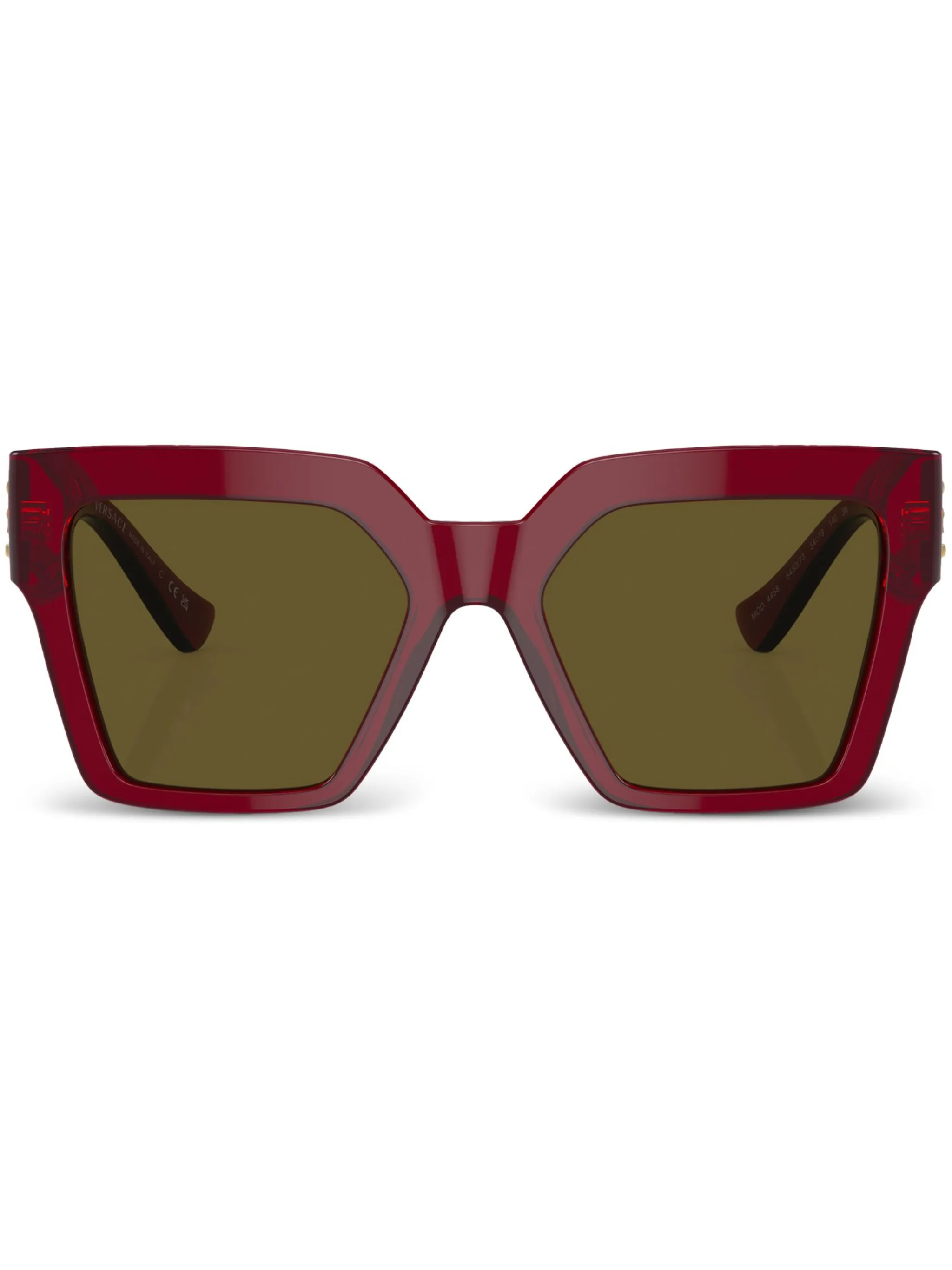 Массивные солнцезащитные очки с декором Medusa Versace Eyewear, красный
Массивные солнцезащитные очки с декором Medusa Versace Eyewear, красный