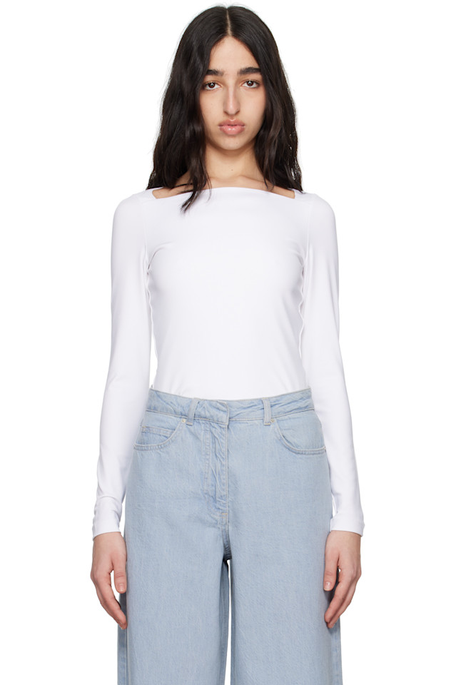 Длинный джемпер с рукавами Remain Birger Christensen, белый
Длинный джемпер с рукавами Remain Birger Christensen, белый