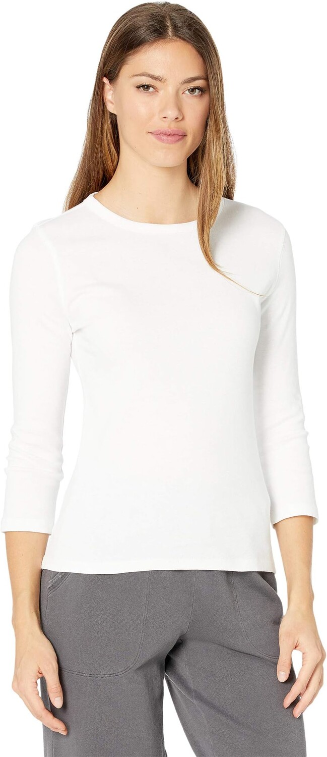 1x1 футболка с круглым вырезом и рукавами 3/4 в рубчик Lilla P, белый
1x1 футболка с круглым вырезом и рукавами 3/4 в рубчик Lilla P, белый