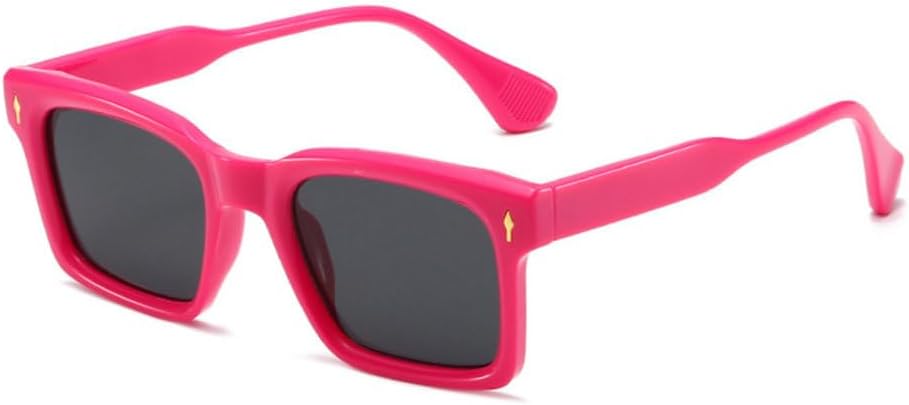 Модные мужские солнцезащитные очки с квадратными заклепками, конфетного цвета, с защитой от УФ-излучения UV400, модные женские очки с прозрачными линзами LJTJTAV, Rose Pink Gray
Модные мужские солнцезащитные очки с квадратными заклепками, конфетного цвета, с защитой от УФ-излучения UV400, модные женские очки с прозрачными линзами LJTJTAV, Rose Pink Gray