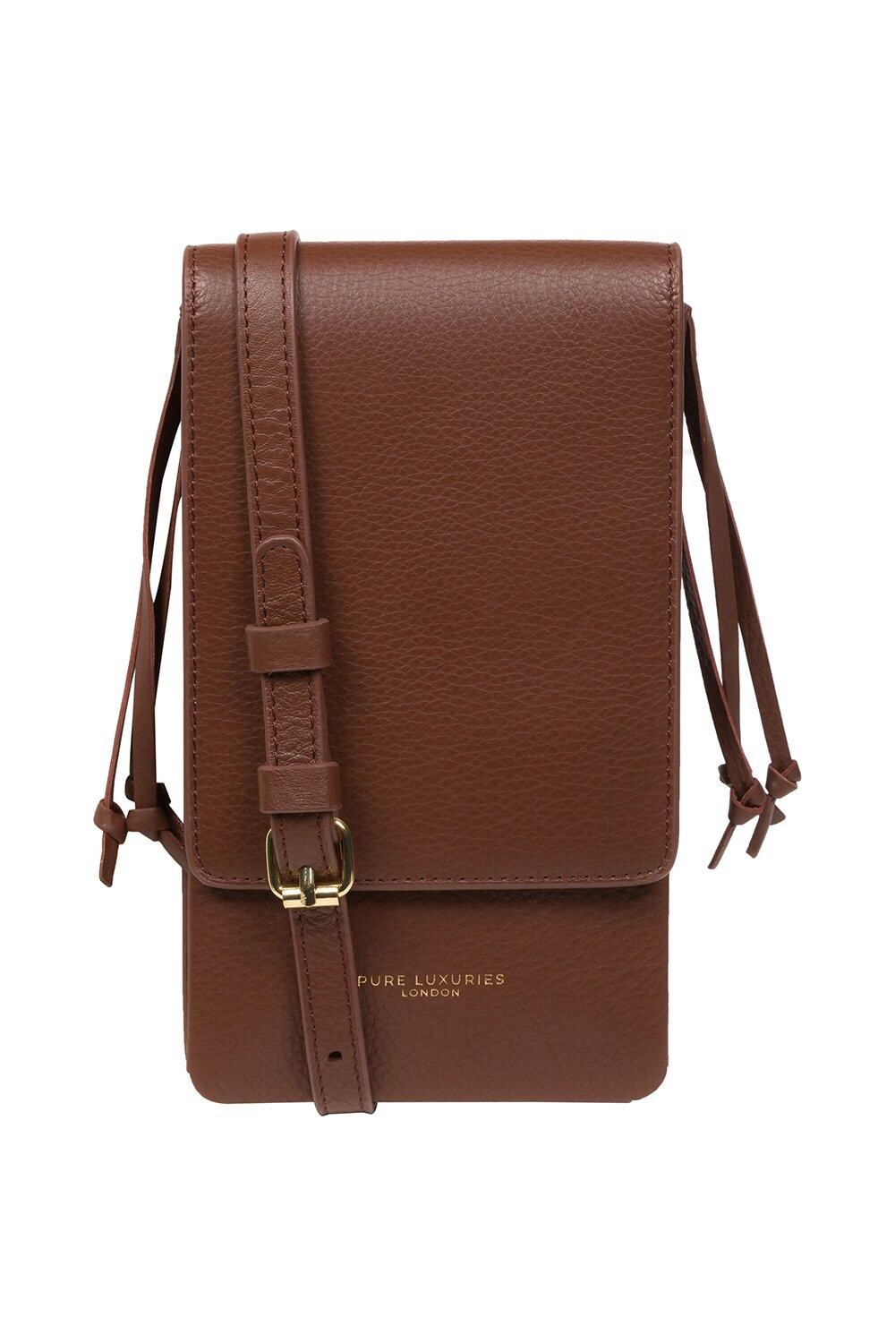Сумка для телефона через плечо из кожи наппа 'Audrey' Pure Luxuries London, коричневый
Сумка для телефона через плечо из кожи наппа 'Audrey' Pure Luxuries London, коричневый
