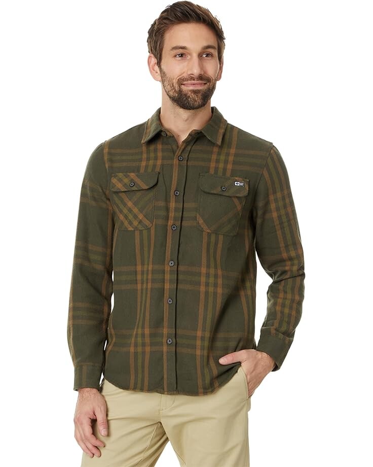 Футболка Salty Crew Landfall Long Sleeve Flannel, оливковый
Футболка Salty Crew Landfall Long Sleeve Flannel, оливковый